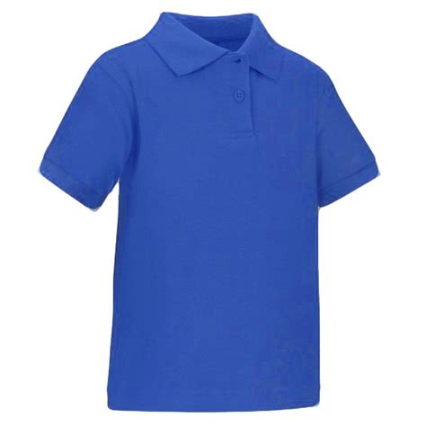 royal blue toddler uniform shirts.